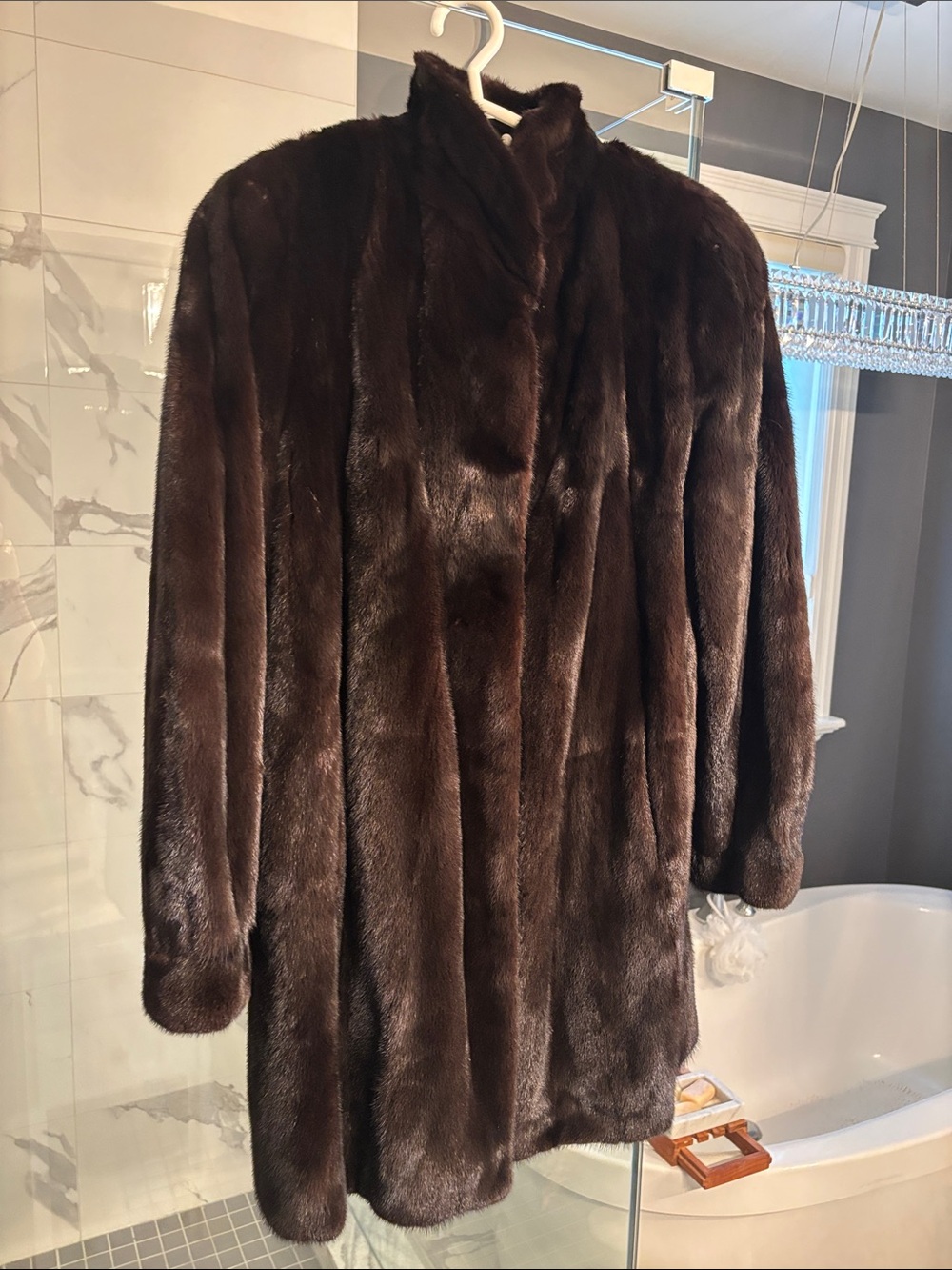 Vintage 1990s size medium/large pristine for genuine mink coat jacket